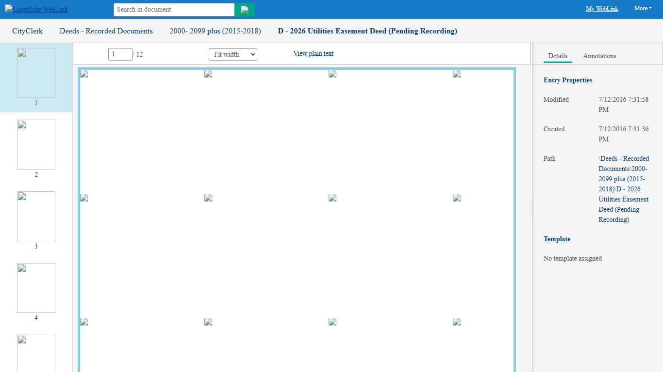 D - 2026 Utilities Easement Deed (Pending Recording)